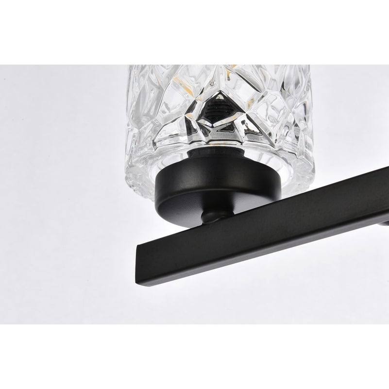 Black 4 Light Bath Sconce I496643