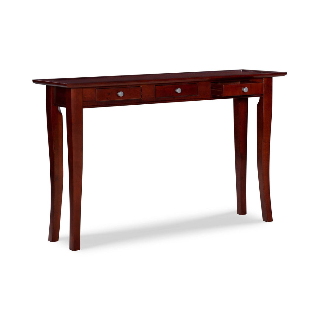 3 Drawer Console Table Dark Walnut R519367