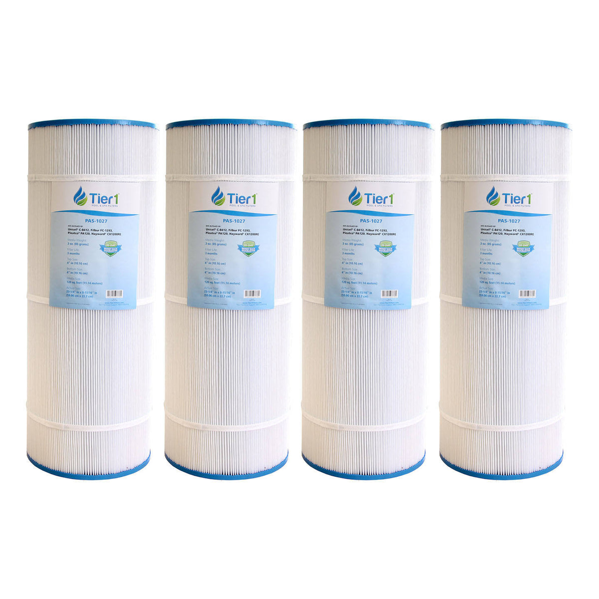 Pool Filter Cartridge 4 Pack S736