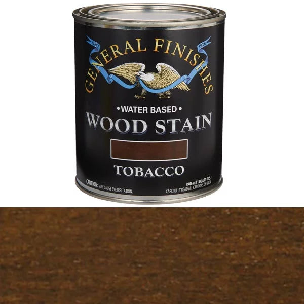 Water Based Tobacco Wood Stain Quart F7459