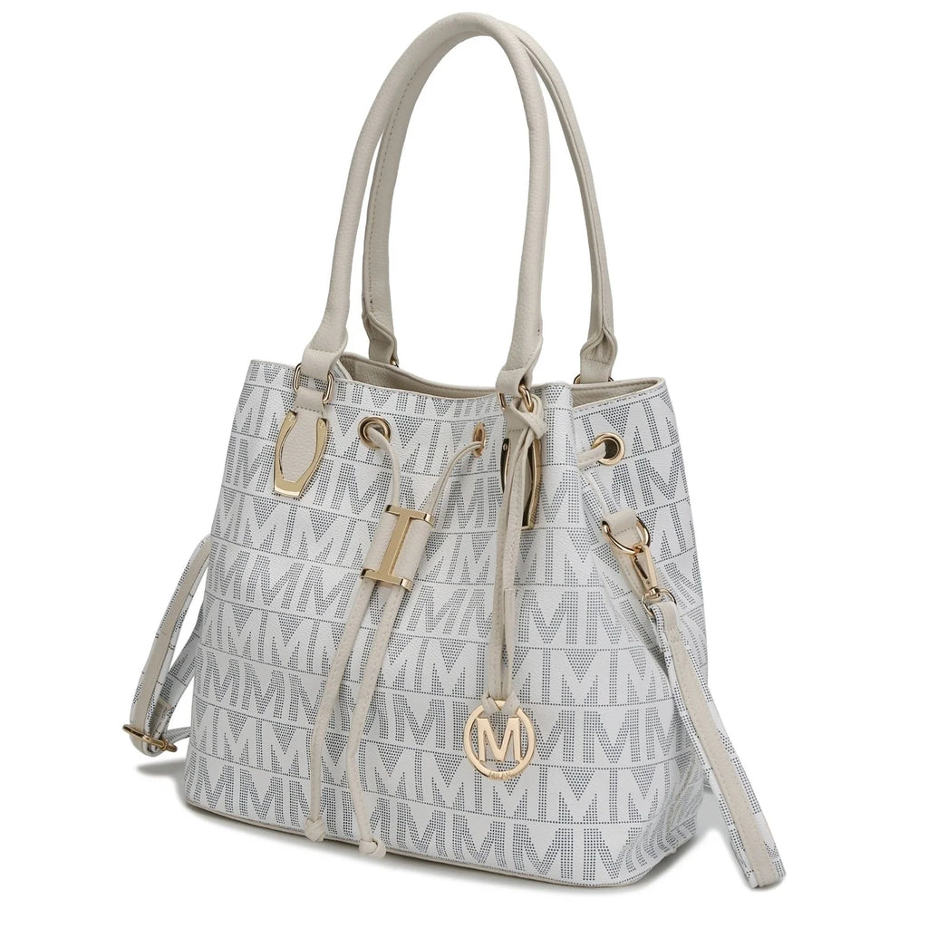 Vegan Leather Tote Handbag Z779703