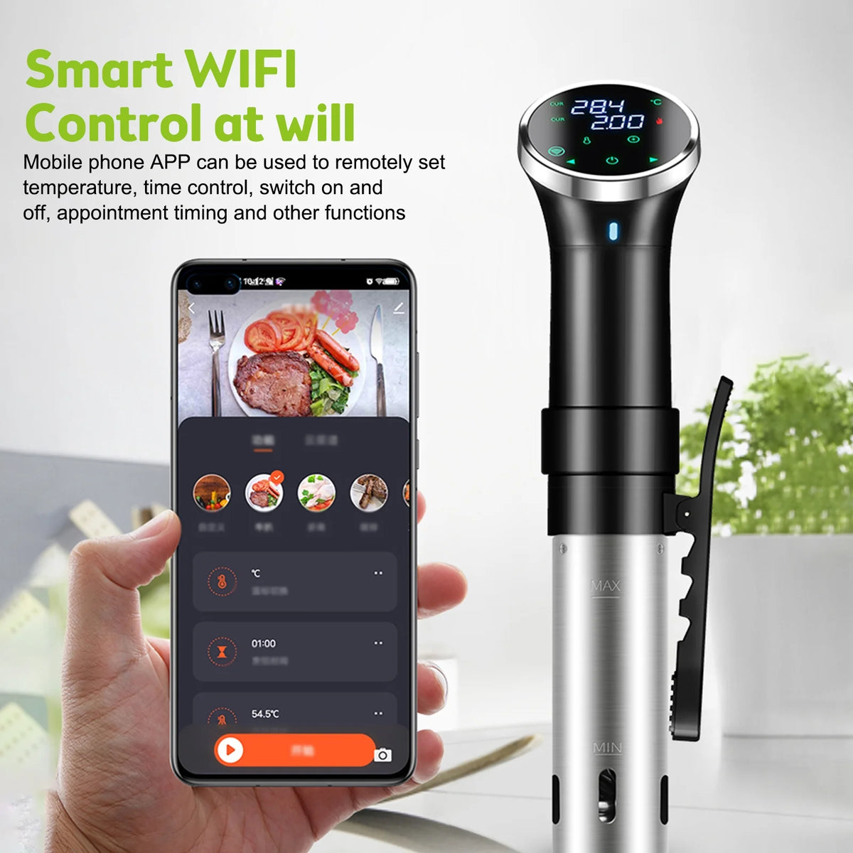 WiFi Sous Cooker Machine Immersion Circulator P371930
