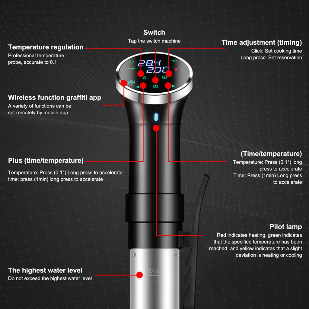 WiFi Sous Cooker Machine Immersion Circulator P371930
