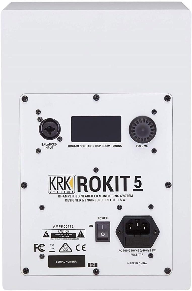 8'' Powered Studio Monitoring Speakers White U18626