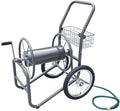 2-Wheel Pneumatic Tires Garden Hose Reel Cart, Holds 300-Feet of 5/8-Inch Hose - Gray N26846