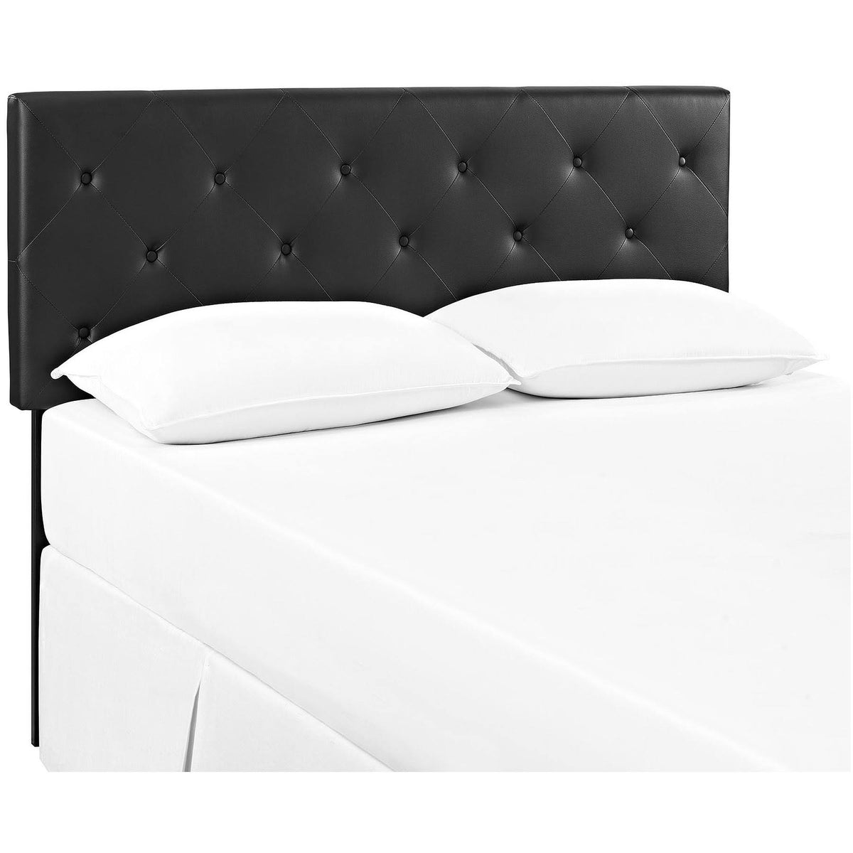Black Full Vinyl Headboard P499