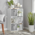 6-Cube White Storage Organizer G967