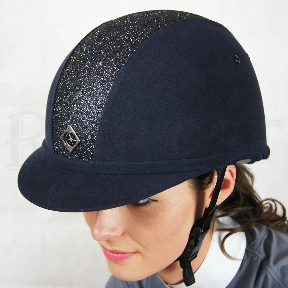 Navy Sparkly Riding Hat P521877