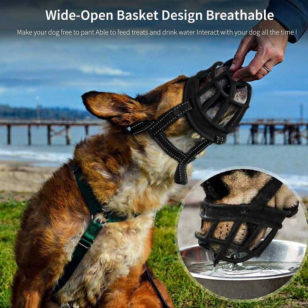 Soft Mesh Adjustable Dog Muzzle Y316