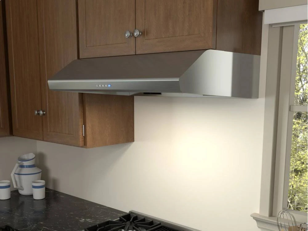 White 695 CFM Range Hood H740