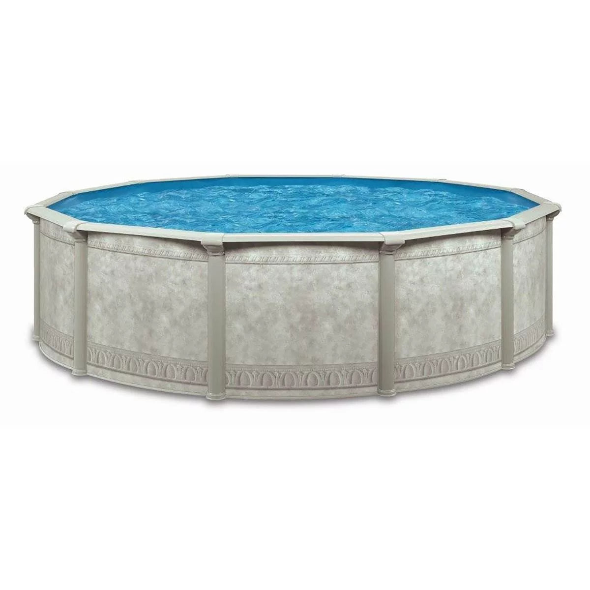 Khaki Round Above Ground Swimming Pool O604