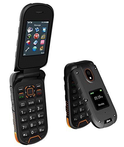 Orange Rugged Flip Phone E430