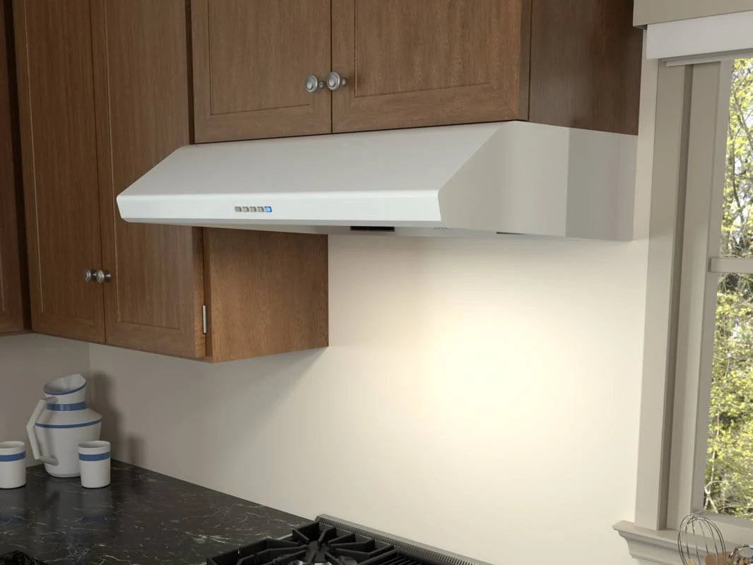 White 695 CFM Range Hood H740