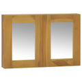 Solid Wood Teak Mirror Cabinet A276