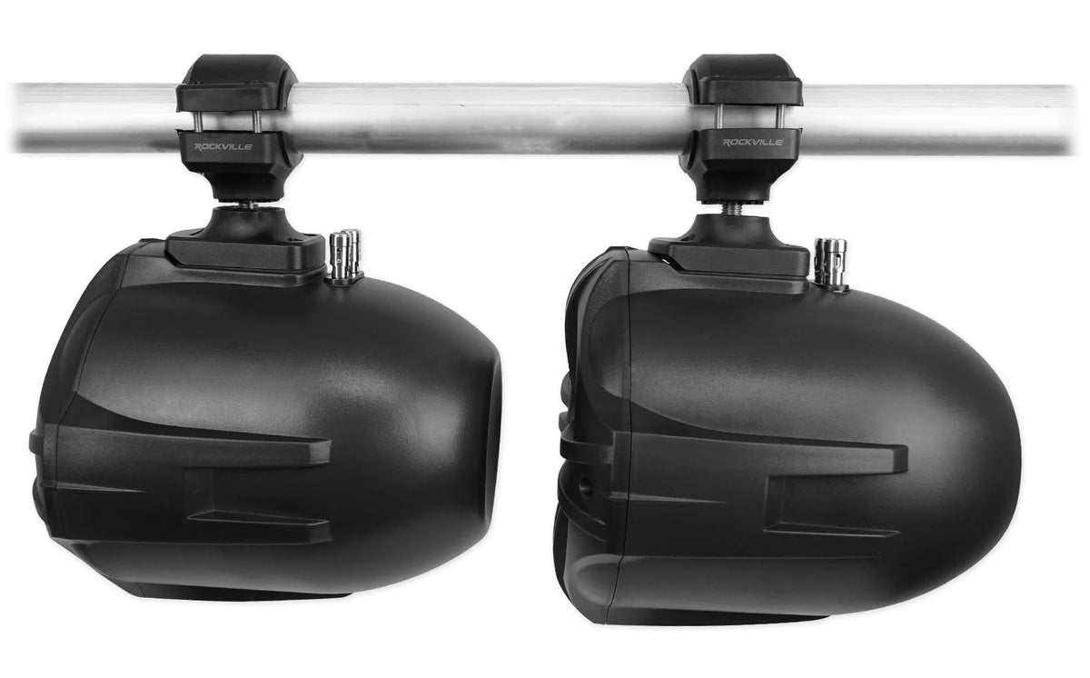Black 6.5" 250w Marine Wakeboard Tower Speakers D893772