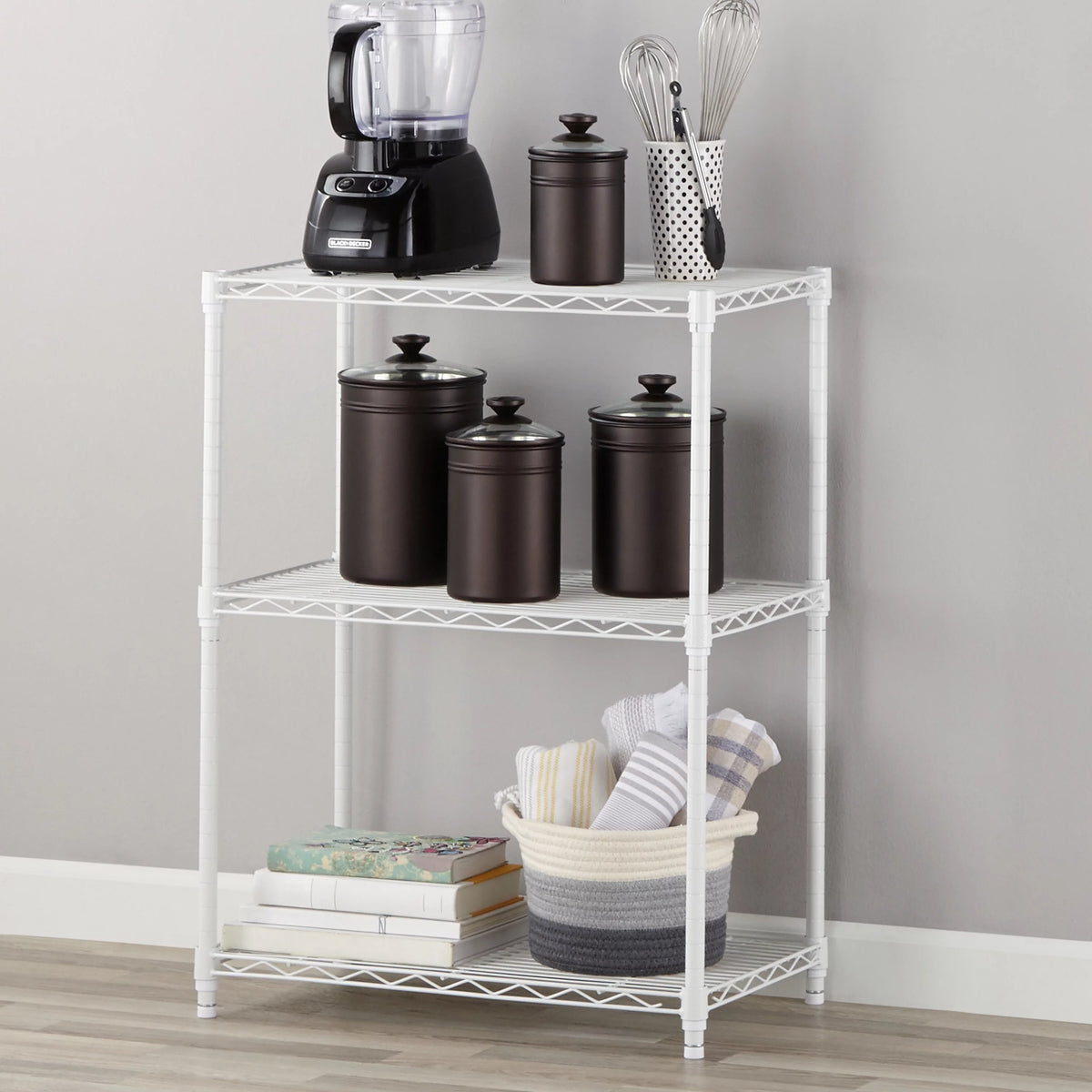 Chrome Wire 3-Tier 750lb Capacity W151554