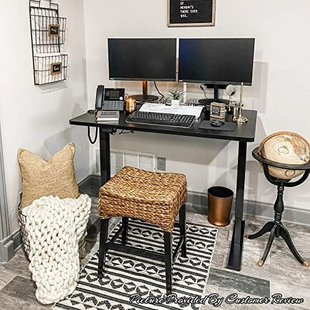 Electric Height Adjustable Standing Desk Steel Frame with Keypad X82454