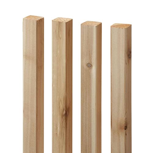 6 ft. Cedar Routed Stair Rail Kit with Balusters H581