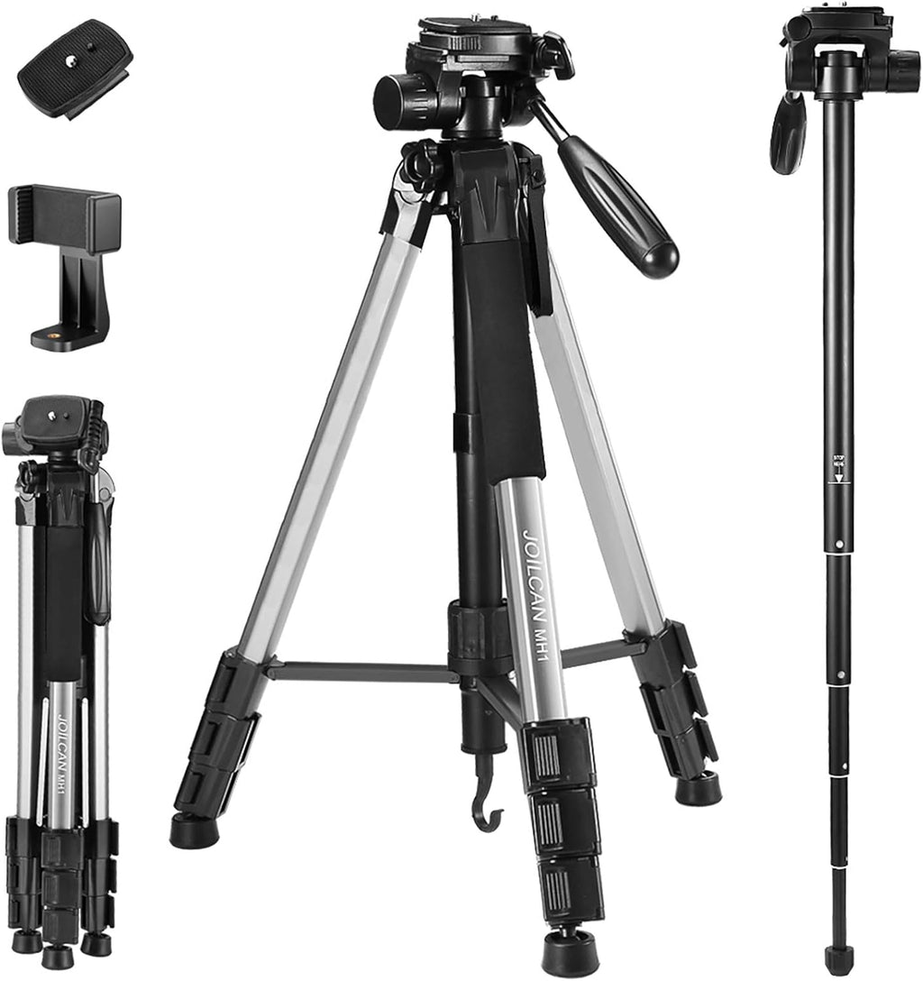 72-Inch Aluminum Camera Phone Tripod Monopod with Carrying Case I962155