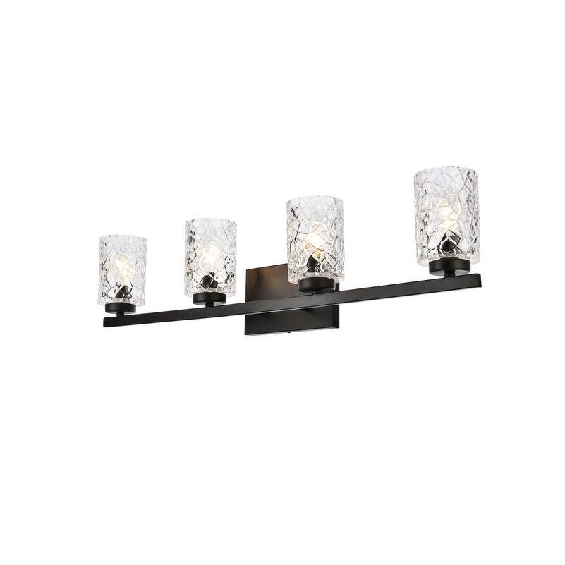 Black 4 Light Bath Sconce I496643