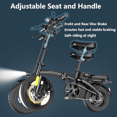 Folding Electric Bike 500W 48V 12AH A9156