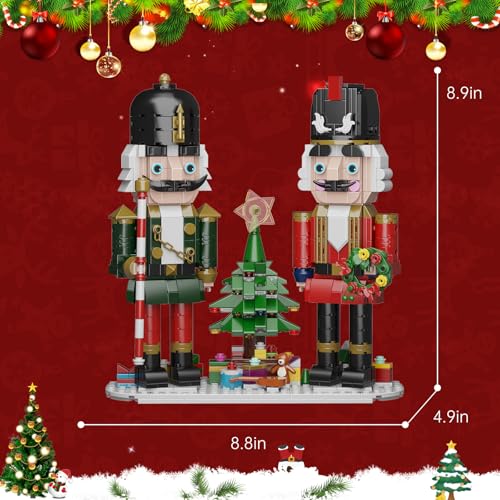 Christmas Nutcracker Building Kit with LED Light, 690 Pieces F418736