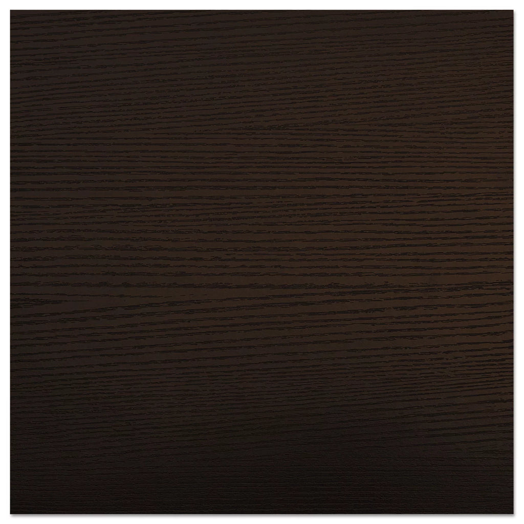 Espresso Reception Desk with Counter O74392