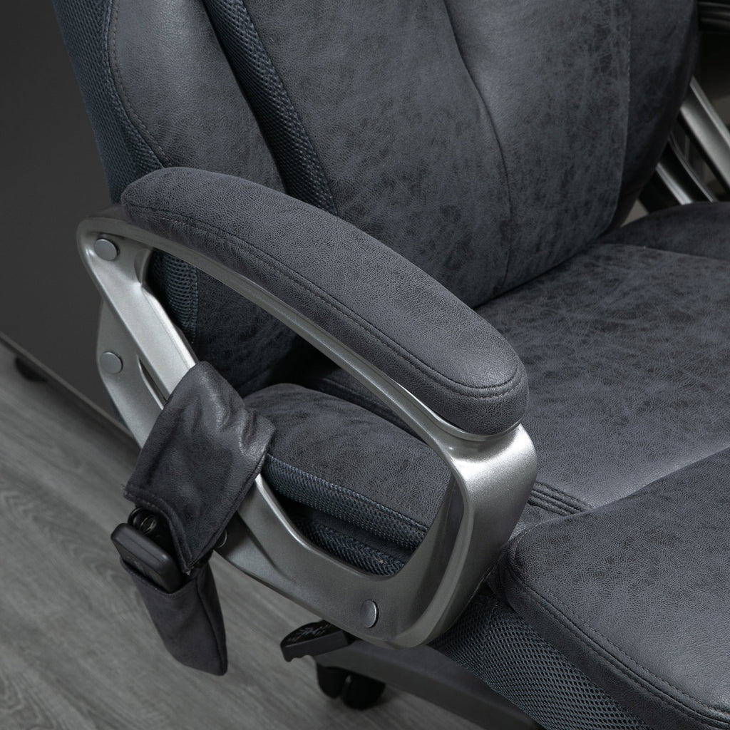 Gray Executive Office Chair with Vibration Massage W25457