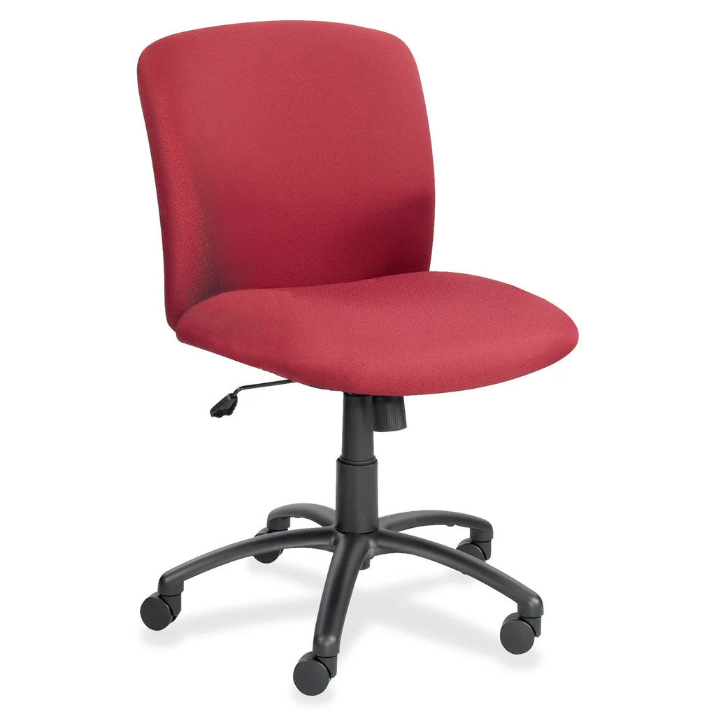 Burgundy Polyester Swivel Chair C117700