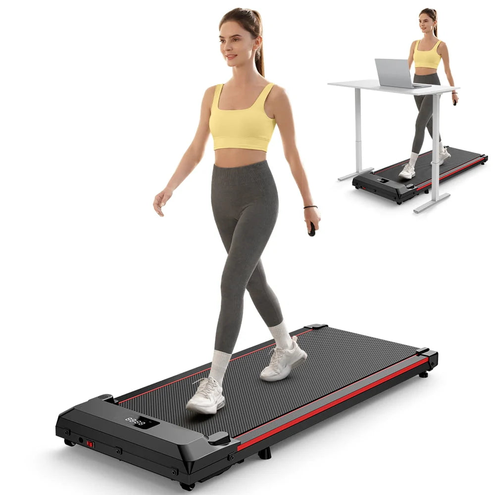 2 in 1 Under Desk Treadmill with Remote Control W373