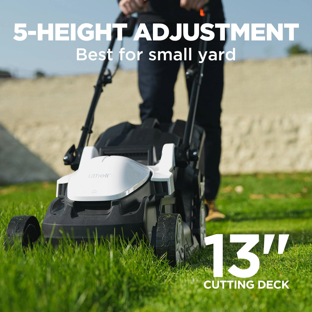 13 Inch Cordless Electric Lawn Mower W1061