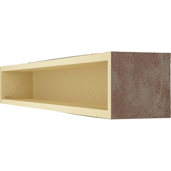 Rough Sawn Faux Wood Fireplace Mantel K3306
