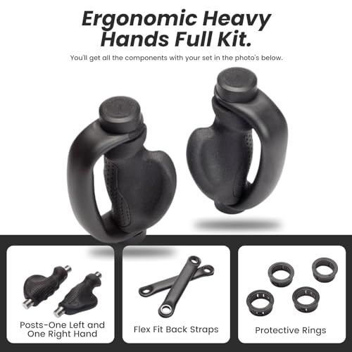 Ergonomic Grips with Four 2 LB Twist-on Weights U481769