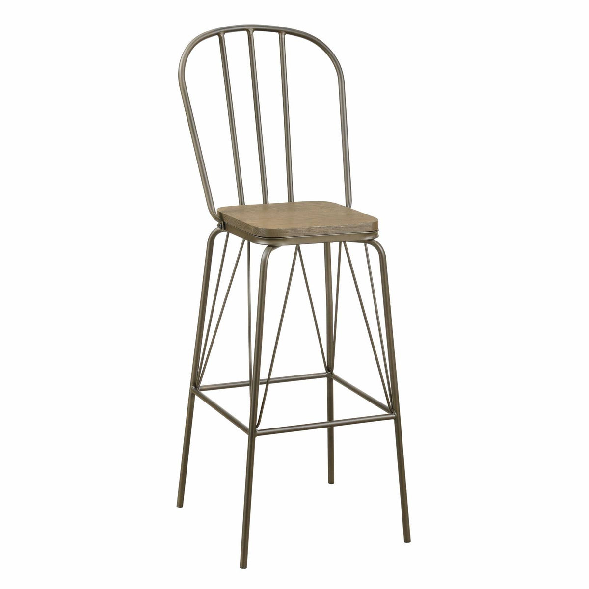 Modern 30 in. Metal Bar Stool - Set of 2 P252