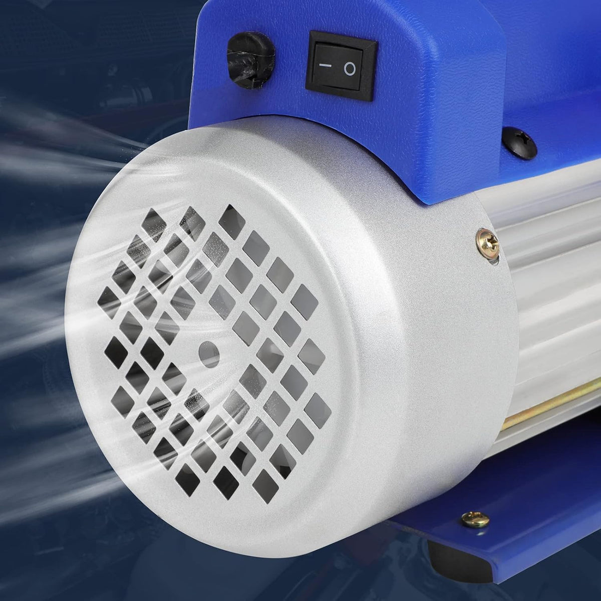 7 CFM Rotary Vane Vacuum Pump, 1/2 HP, 5 Pa, 110V/60Hz, 250ml Oil Capacity R197971