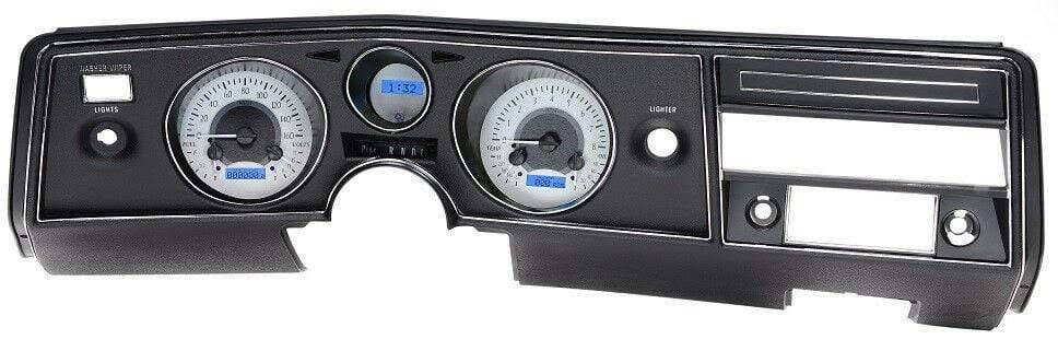 Analog Gauges Silver Blue F1773