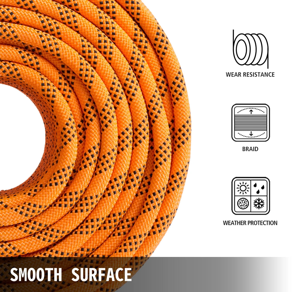 Double Braid Polyester Rope 7/16 inch × 200 feet Nylon Pulling Rope D677221