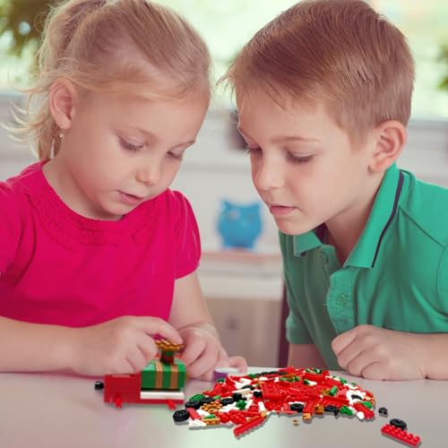 Mini Christmas Building Blocks Toys 8 Pack O91798