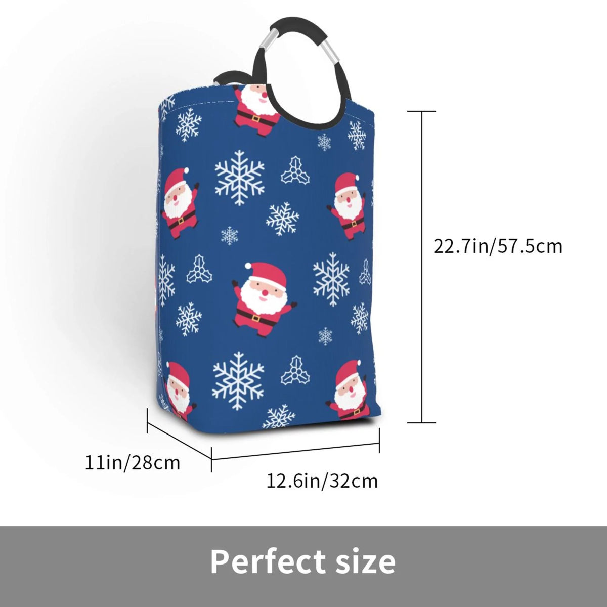 50L Rectangular Waterproof Foldable Laundry Hamper H5195
