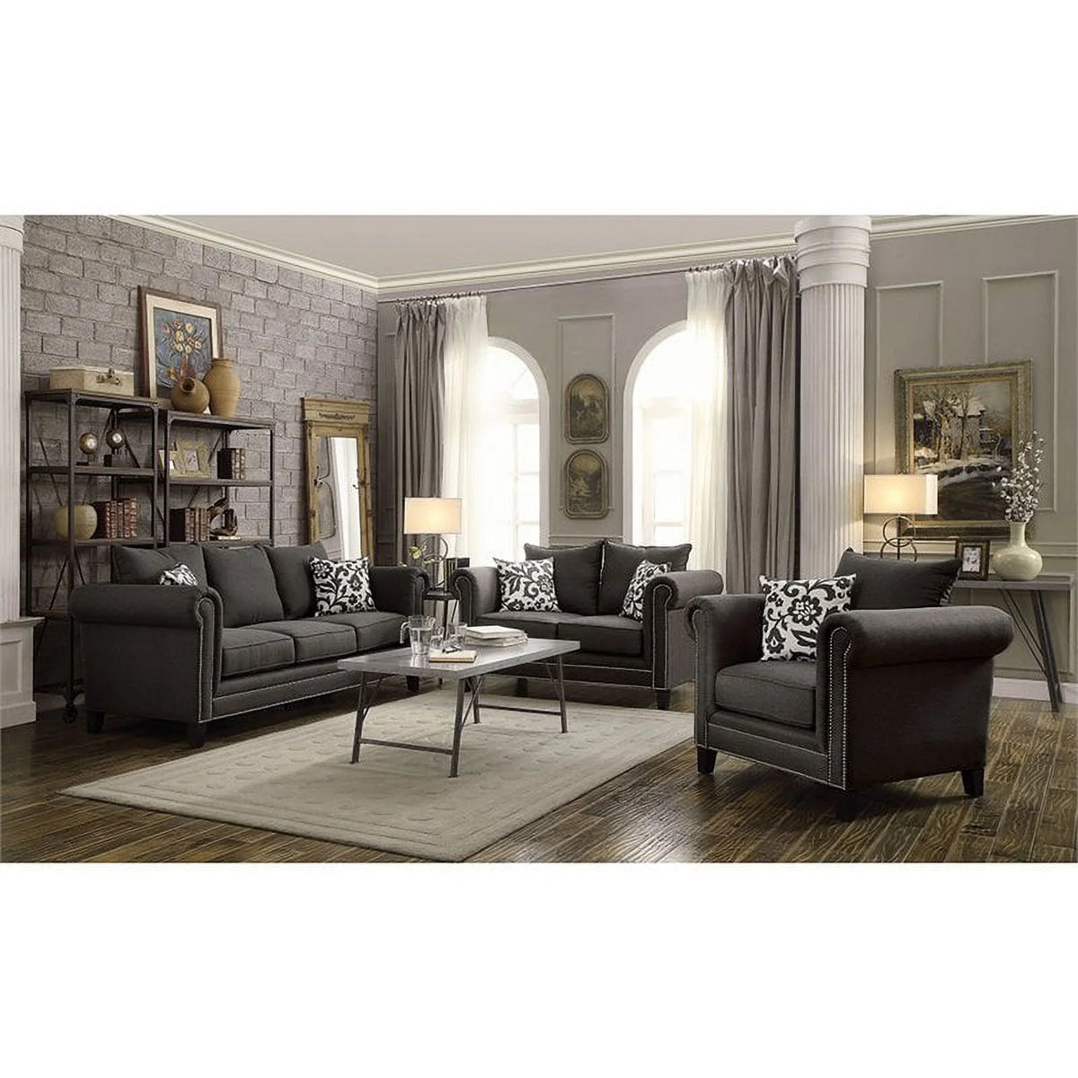 Charcoal Sofa Z378348