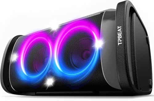 Portable Bluetooth Party Speaker 160W Deep Bass with Led Light Show A732