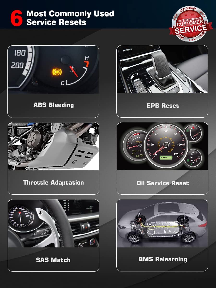 7Inch OBD2 Car Scanner Code Reader & Scan Tool Q482518