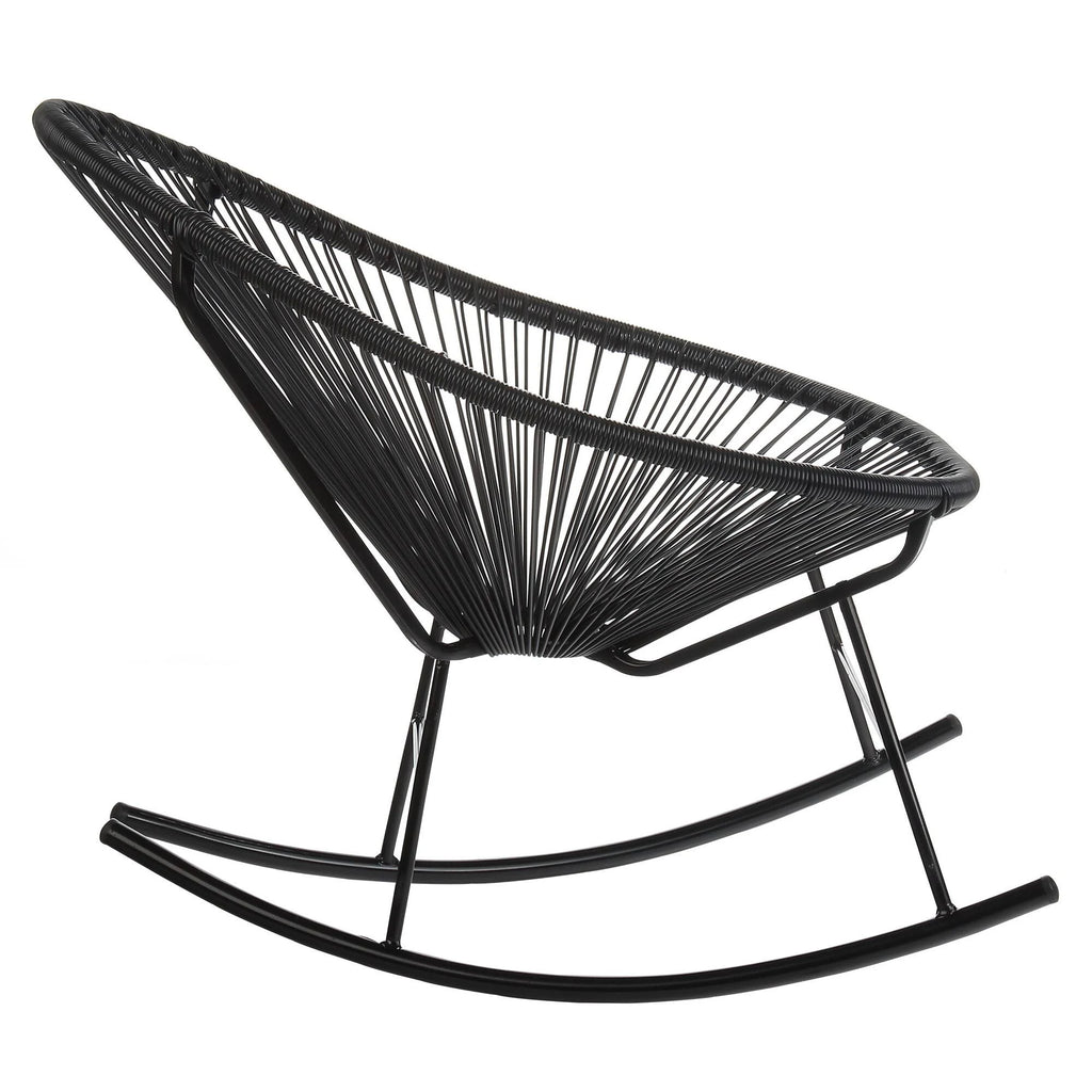 Black Cord Outdoor Rocking Chair G3660