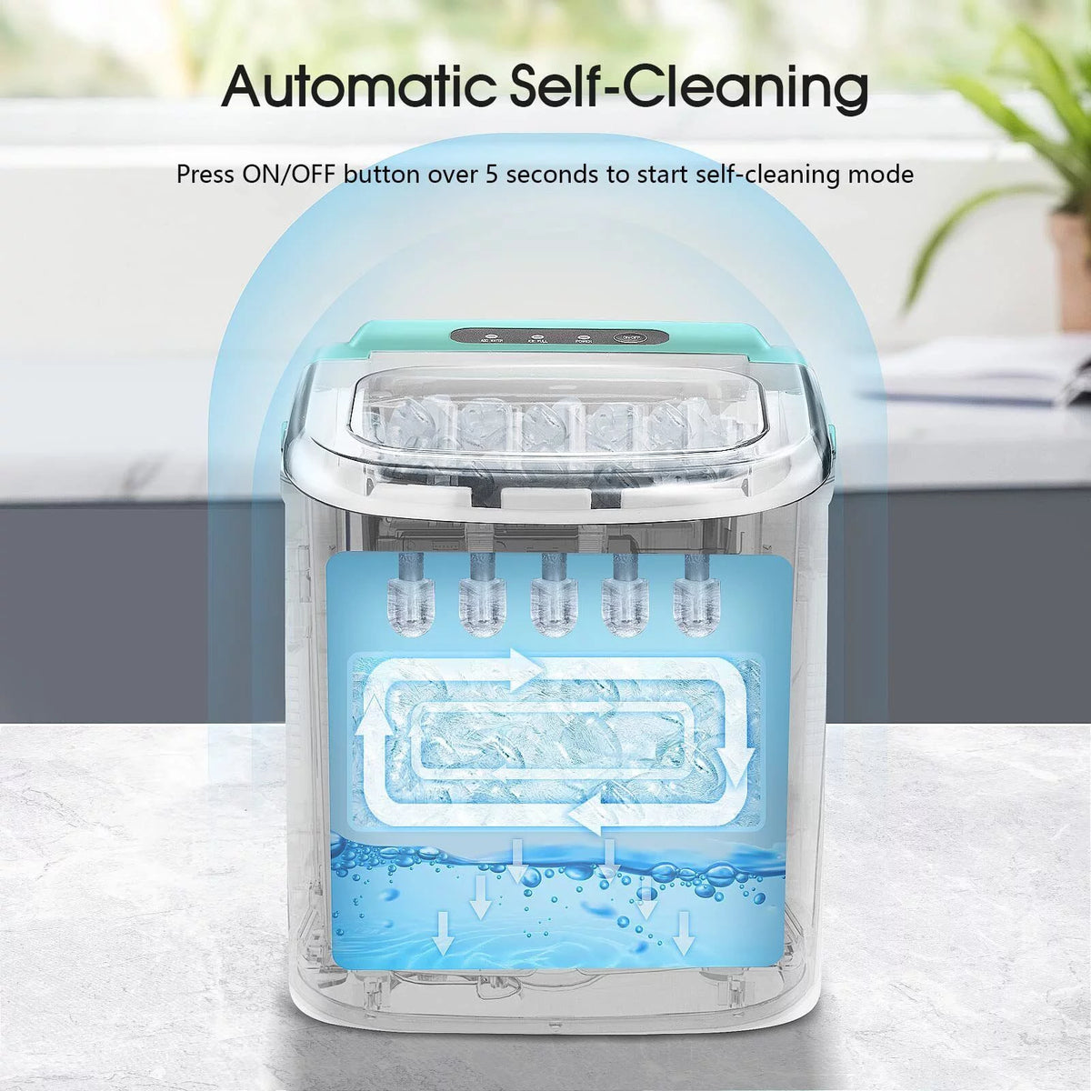 Countertop Nugget Ice Maker 26lbs Per Day with Ice Scoop M590