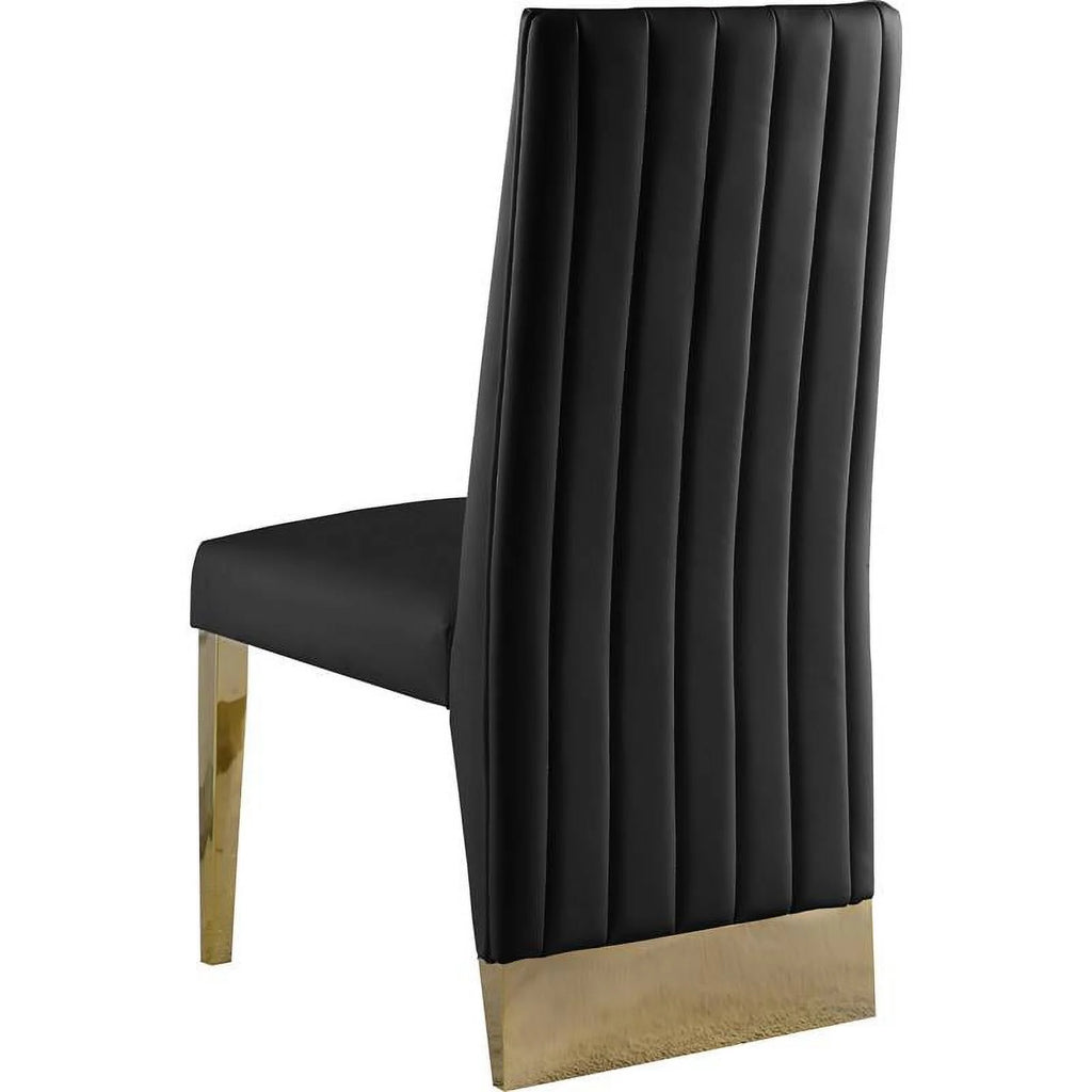 Black Dining Chair Set of 2 S97092