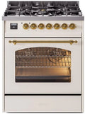 Antique White Dual Fuel Natural Gas Range R13790