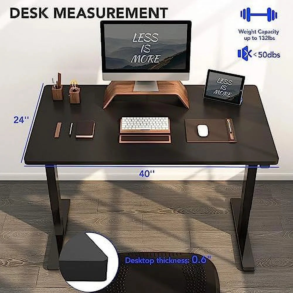 Electric Height Adjustable Standing Desk Steel Frame with Keypad X82454
