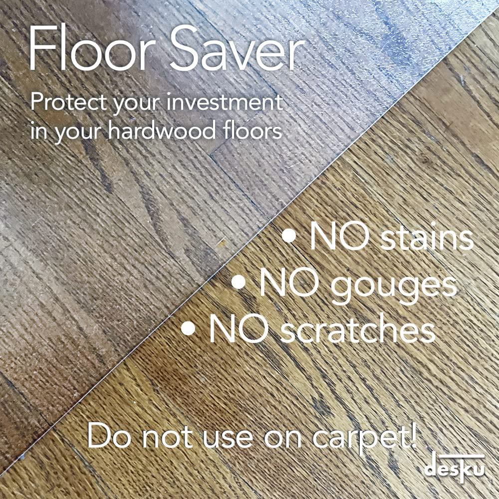 Clear PVC Chair Mat for Hard Floor Protection B323870