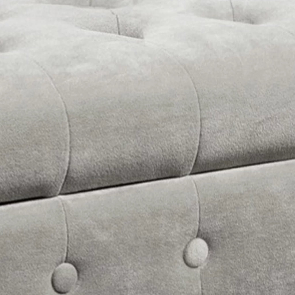 Velvet Upholstered Storage Bench F236820