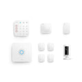 White 8-Piece Wireless Home Security Kit with Indoor Cam Z807799